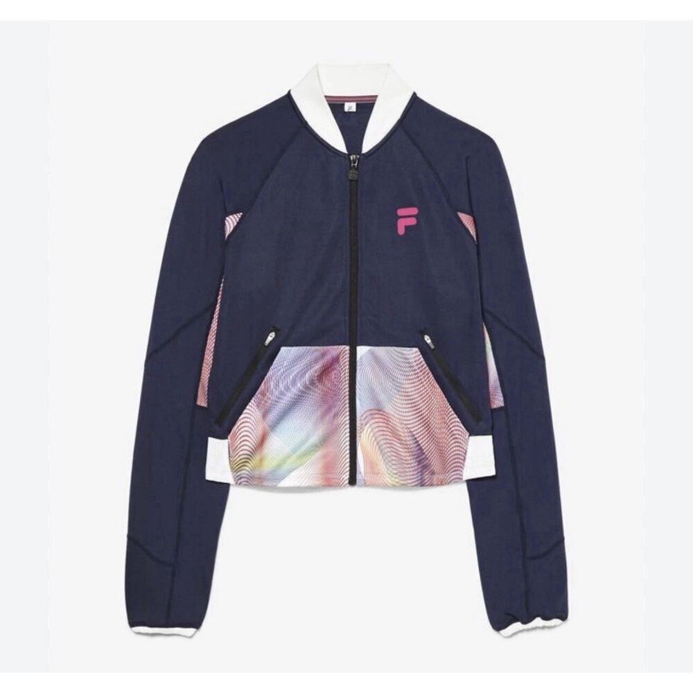 Fila x Christopher Bevans Park Collection Podium Track Tennis Jacket Women Small